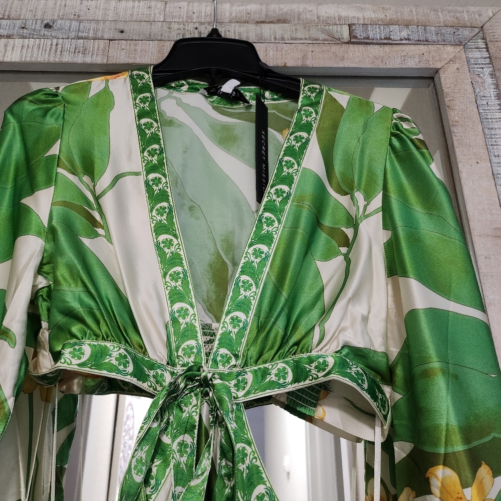 NEW Secret Mission Lydia Silk Dress - Picture 7 of 10